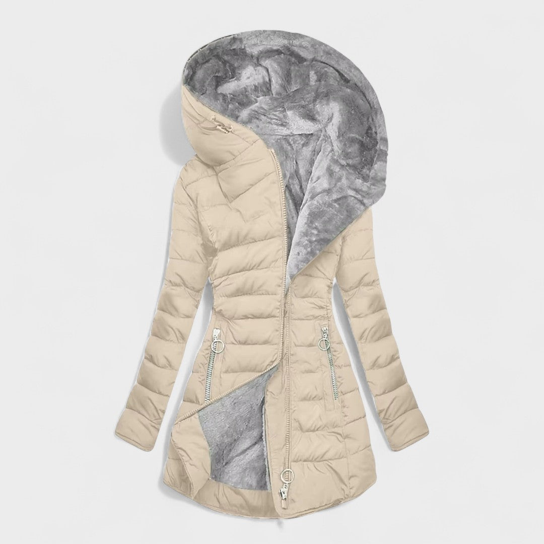 BELICE | Abrigo cálido con forro de pelo