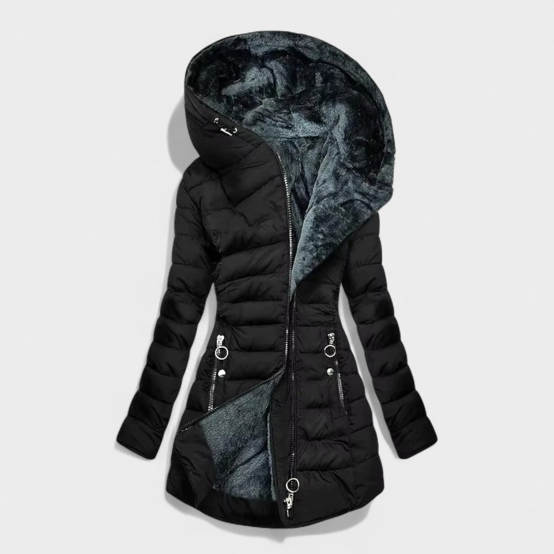 BELICE | Abrigo cálido con forro de pelo