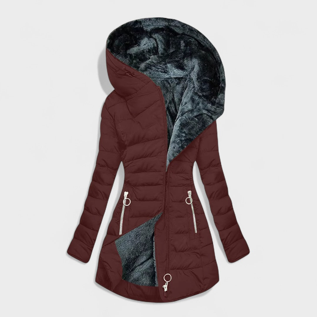 BELICE | Abrigo cálido con forro de pelo