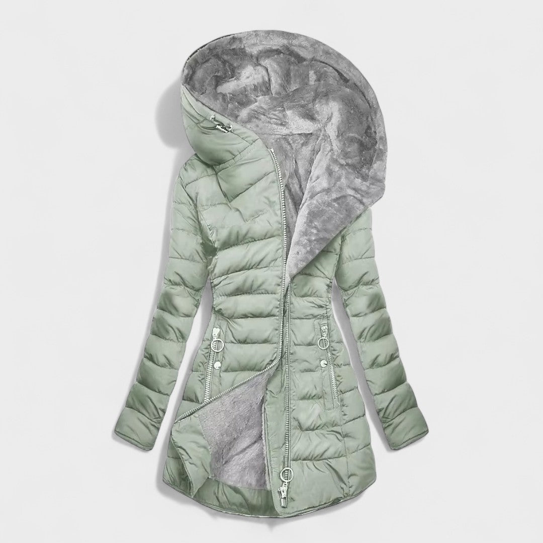 BELICE | Abrigo cálido con forro de pelo